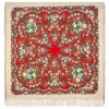Premium shawl Peahen, wool, beige - 146x146cm