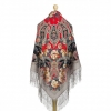 Sal premium River of Love din lana, gri, 135x135cm
