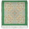 Premium scarf Nightingale, wool, green - 89x89cm