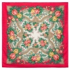 Esarfa premium Surge of Joy din lana, rosu, 72x72cm