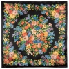 Premium scarf Planet of Flowers, satin - 89x89cm