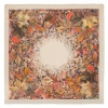 Esarfa premium Autumn Tune din matase crepe de chine, 65x65cm