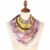 Premium scarf Lilly, crepe de chine silk - 65x65cm