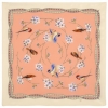 Esarfa premium Ringing Morning din matase crepe de chine, 65x65cm