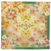 Premium scarf Poinsenttia, crepe de chine silk - 65x65cm