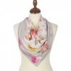 Premium scarf Perfume dream, crepe de chine silk - 65x65cm