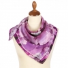 Premium scarf Orchideea heart, viscose - 80x80cm