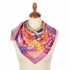 Premium scarf Hortensia, viscose - 80x80cm