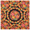 Esarfa premium Floral din viscoza, 80x80cm