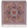Premium scarf The Best Day, wool, vintage mauve - 89x89cm