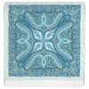 Premium shawl Magnificent Century, silk, sandy blue - 130x130cm