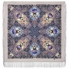 Premium shawl Fairy Tales of Summers Night, wool, taupe beige  - 125x125cm