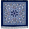 Sal premium Spanish din lana, bleumarin, 146x146cm