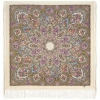 Premium shawl Interweaving of Destinies, wool, luminous cream - 135x135cm