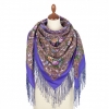 Premium shawl Giselle, wool, intense mauve - 135x135cm