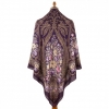 Sal premium Bereginya din viscoza, mov intens, 135x135cm