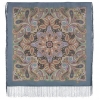 Premium scarf Townswoman, wool, grey - 89x89cm