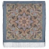 Premium scarf Townswoman, wool, grey - 89x89cm
