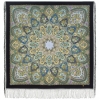 Premium shawl Interweaving of Destinies, wool, black - 135x135cm