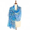 Esarfa premium Dandelion din matase, 200x85cm