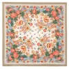 Esarfa premium Rossiyanochka din matase crepe de chine, 89x89cm