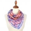 Premium scarf Lilly, crepe de chine silk - 65x65cm