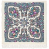 Premium shawl Lovely Image, wool, ivory - 125x125cm