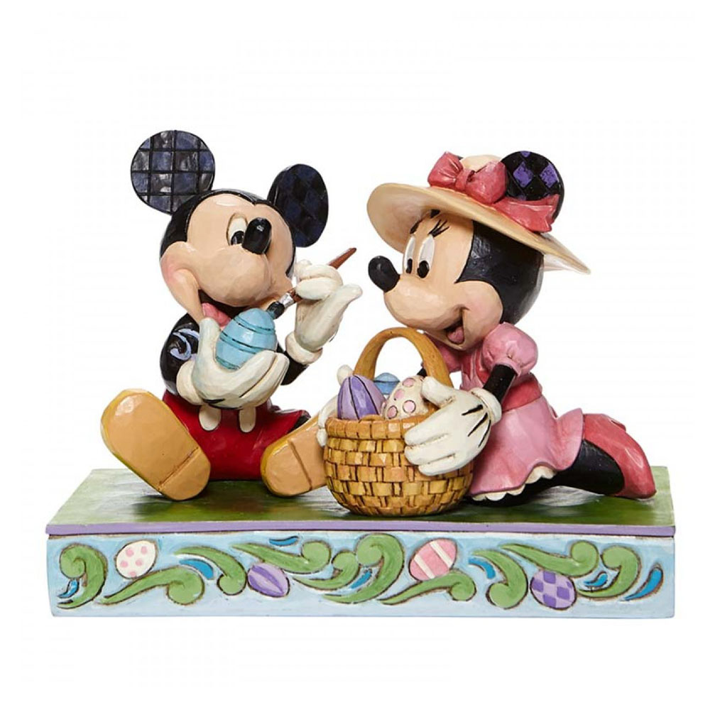 Figurina Mickey and Minnie Mouse Easter