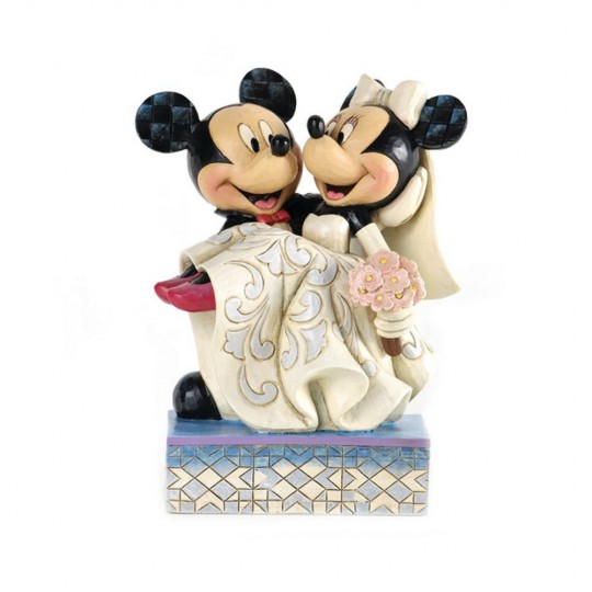 Figurina Mickey and Minnie Mouse - Congratulations
