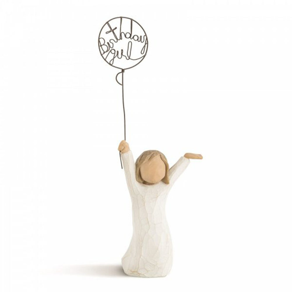 Figurina Willow Tree - Birthday girl - Sarbatorita - este ziua meeea