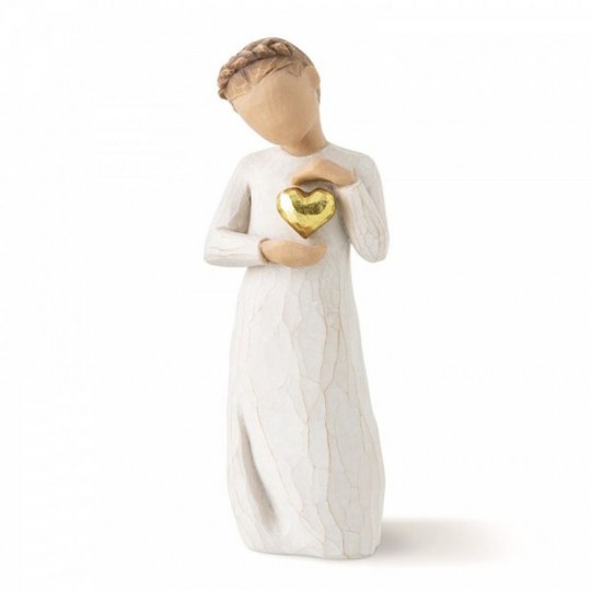 Figurina Willow Tree - Keepsake - Te pastrez pentru totdeauna in inima mea!
