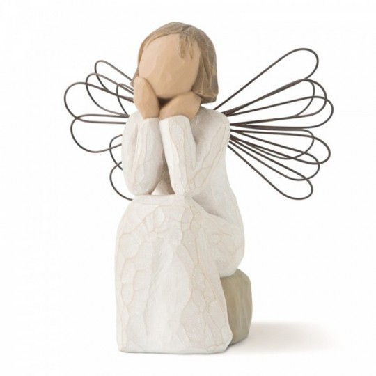 Figurina Willow Tree - Angel of Caring - Inger grijuliu