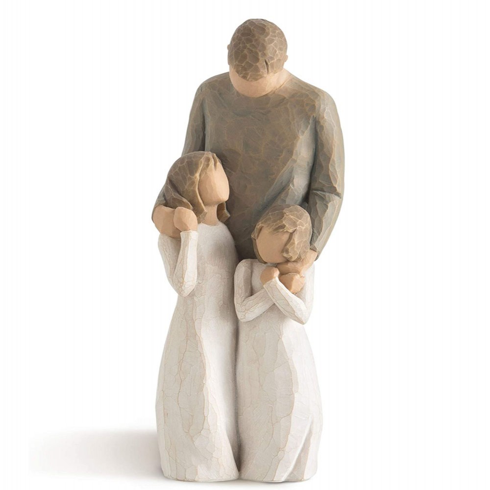 Willow Tree figurine - My girls - Looking at you, I see wonder, joy, strength