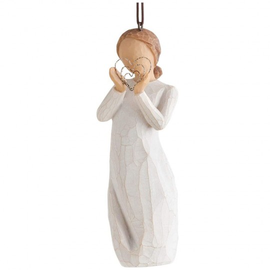 Figurina Willow Tree - Lots of Love Ornament - Multa dragoste - Mereu aproape de inima mea