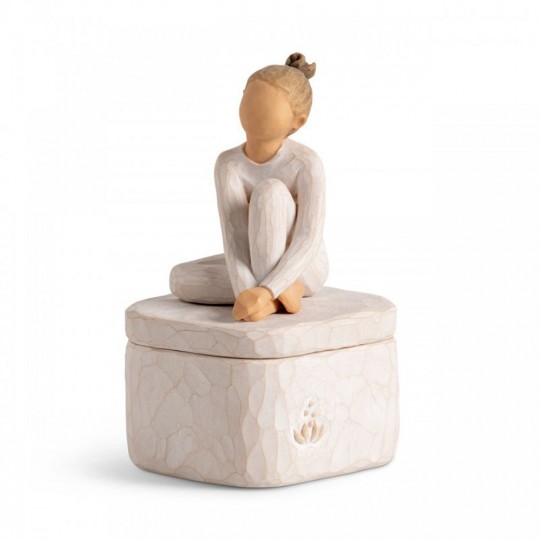 Figurina Willow Tree - The Dancer Keepsake Box - Dansatoarea (cutie suvenir) - Creativitatea vine din interiorul tau, indrazneste sa fii tu, danseaza cum simti tu!