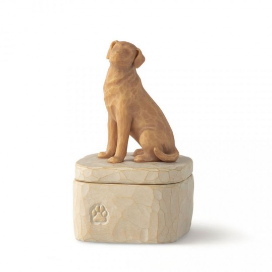 Willow Tree figurine - Love My Dog (golden) box