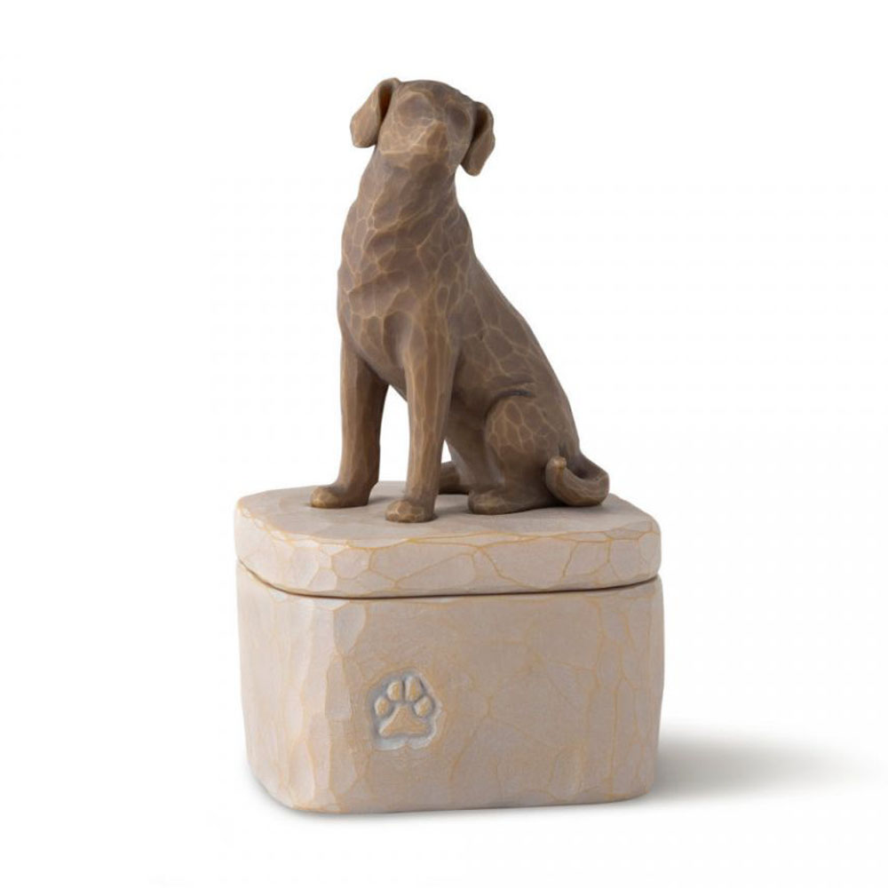 Willow Tree figurine - Love My Dog (dark) box