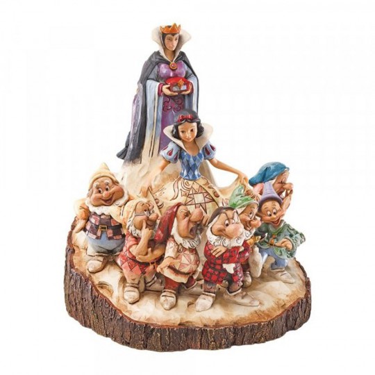 The Snow White figurine, The Seven Dwarfs and The Stepmother