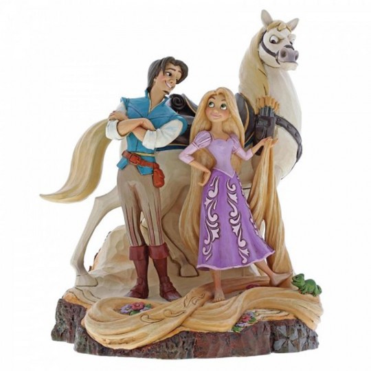 Figurina Traieste-ti visul - Rapunzel și Flynn Rider