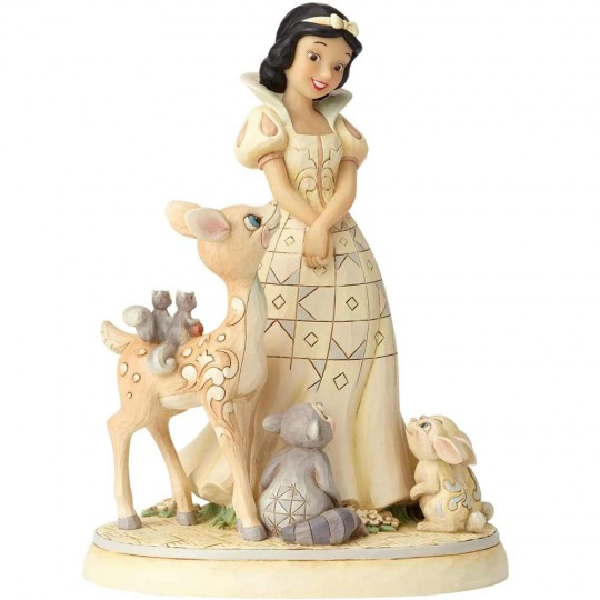 Snow White figurine with friends from the forest