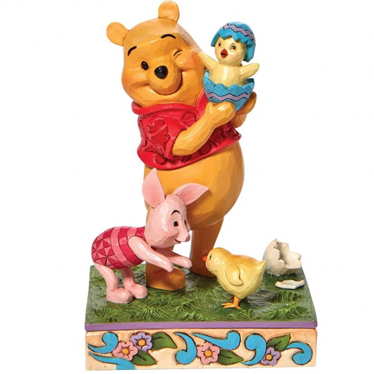 Winnie The Pooh, Chicken and Piglet figurine