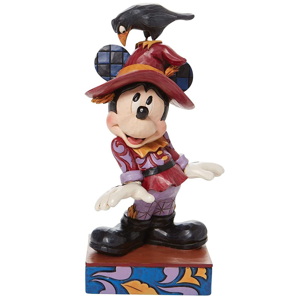 Mickey figurine dressed up for Halloween