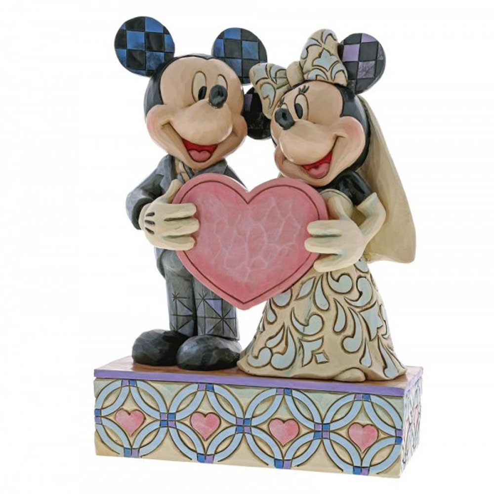 Mickey Mouse and Minnie Mouse figurine - Two souls, one heart